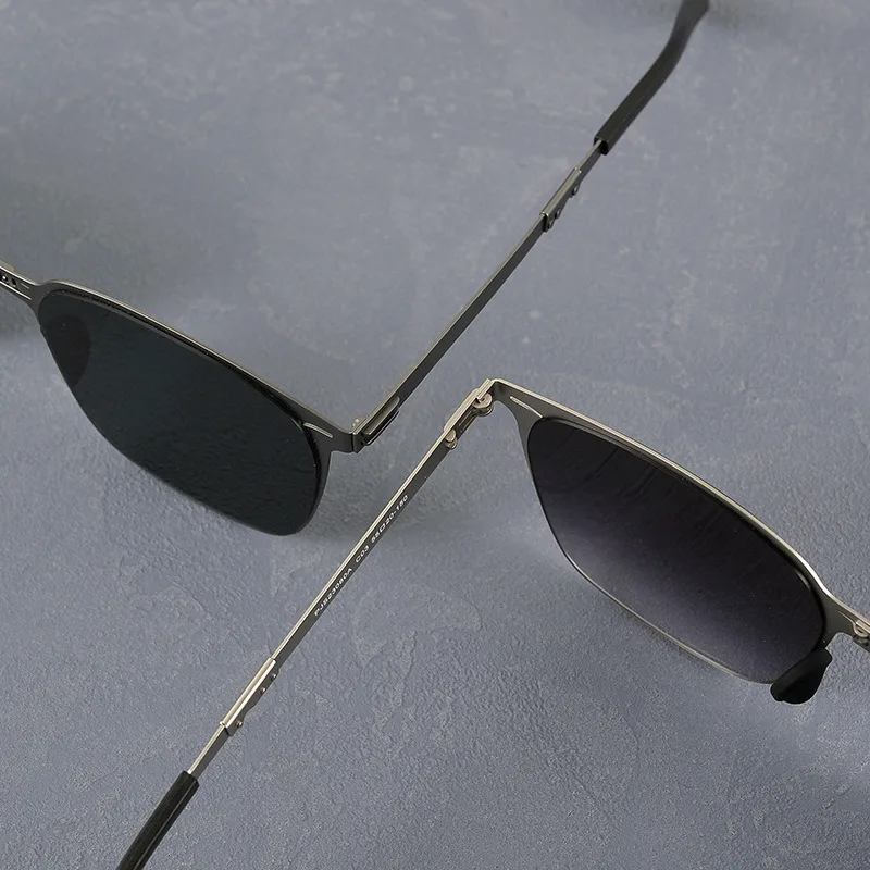 Новинка 2024 технические тонкие складные поляризационные солнцезащитные очки