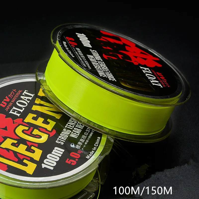 

100M/150M Fresh/Sea Water Japanese Silk Semi Floating Nylon Fishing Line Rock Fishing Wire