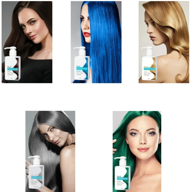 Полуперманентная краска для волос оттенок крем-краска уход за волосами