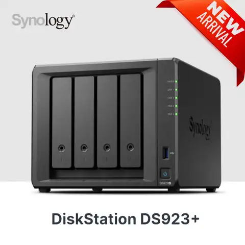 Synology DS923 + PLUS 4G NAS 4-Bay DiskStation сетевой облачный хранилище для малого бизнеса домашнего офиса управление данными