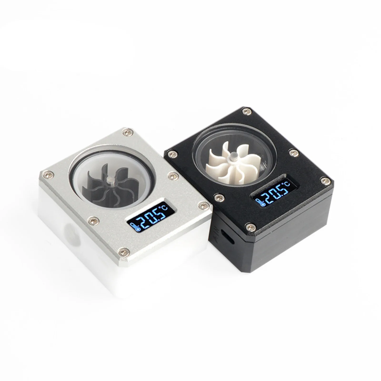 

Монитор системы водяного охлаждения компьютера с датчиком температуры