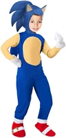 crazycos cosplay cartoon full bodysuit jumpsuit with glovesheadpiece kids hedgehog costume