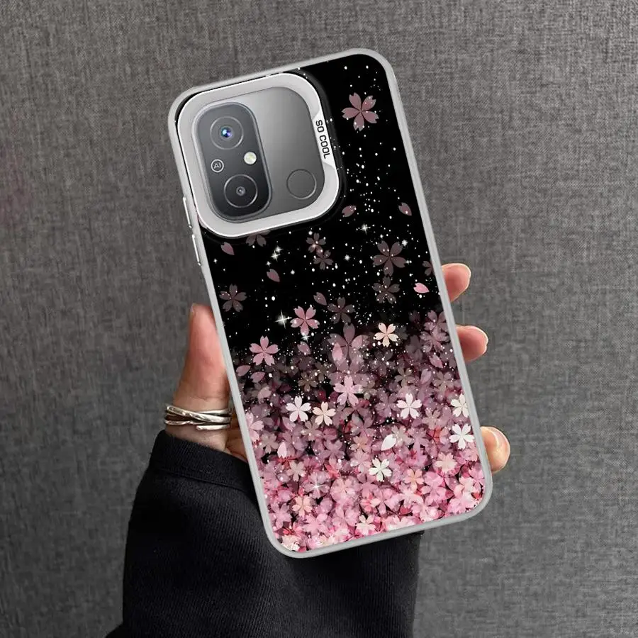 Чехол для телефона Xiaomi Redmi 12C 13C 14C A2 A1 Plus A3x A4 Poco X3 NFC C50 C51 C61 X3Pro чехол с блестящим