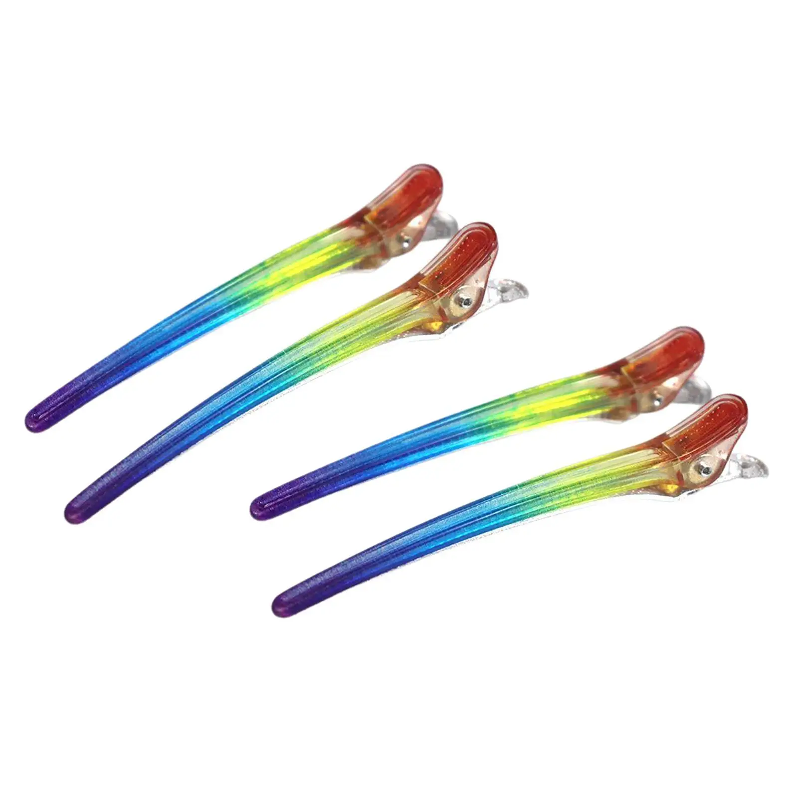

4PCS Pro Duck Bill Alligator Clips Hair Clips Clamps Barrettes Non