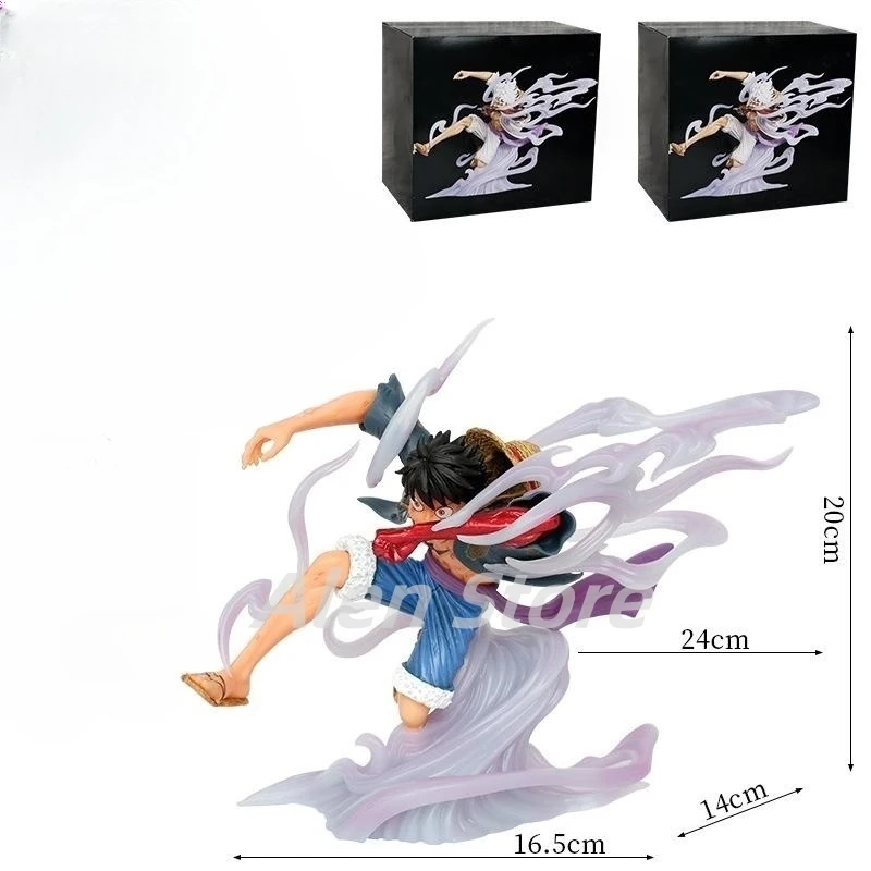 

Anime Onigashima Nika Luffy Gear 5 GK Sun God Blows Action Figure PVC Model Decoration Collection Toy Boy Gift