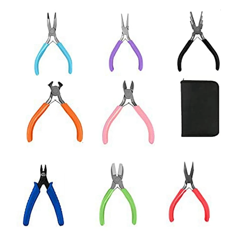 

Jewelry Pliers,8Pcs Jewelry Making Pliers Tools,Mini Jewelry Pliers Set Jewelry Making Kit For Jewelry Repair