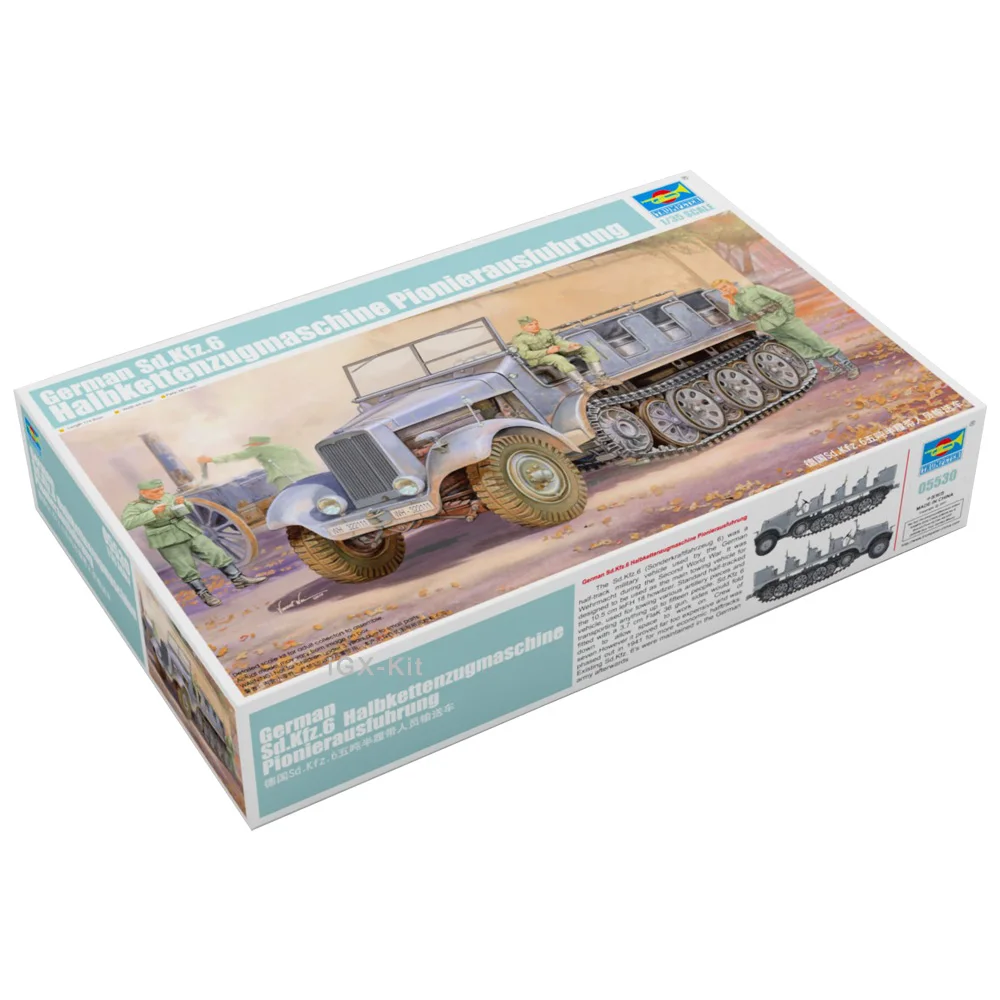 Trumpeter 05530 1/35 I немецкий SdKfz6 Тип BN9 5T бронированный грузовик Военная пластиковая