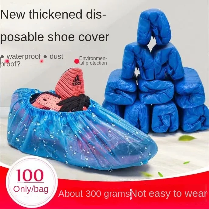 

Ultra Thick Disposable Shoe Cover Indoor Waterproof and Dustproof Outdoor Adult Rainproof Extra Thick Foot Cover Portable
