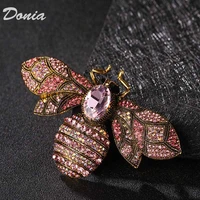 donia jewelry large bee rhinestone brooch christmas jewelry ladies headscarf pin and brooch bijoux ladies brooch pin