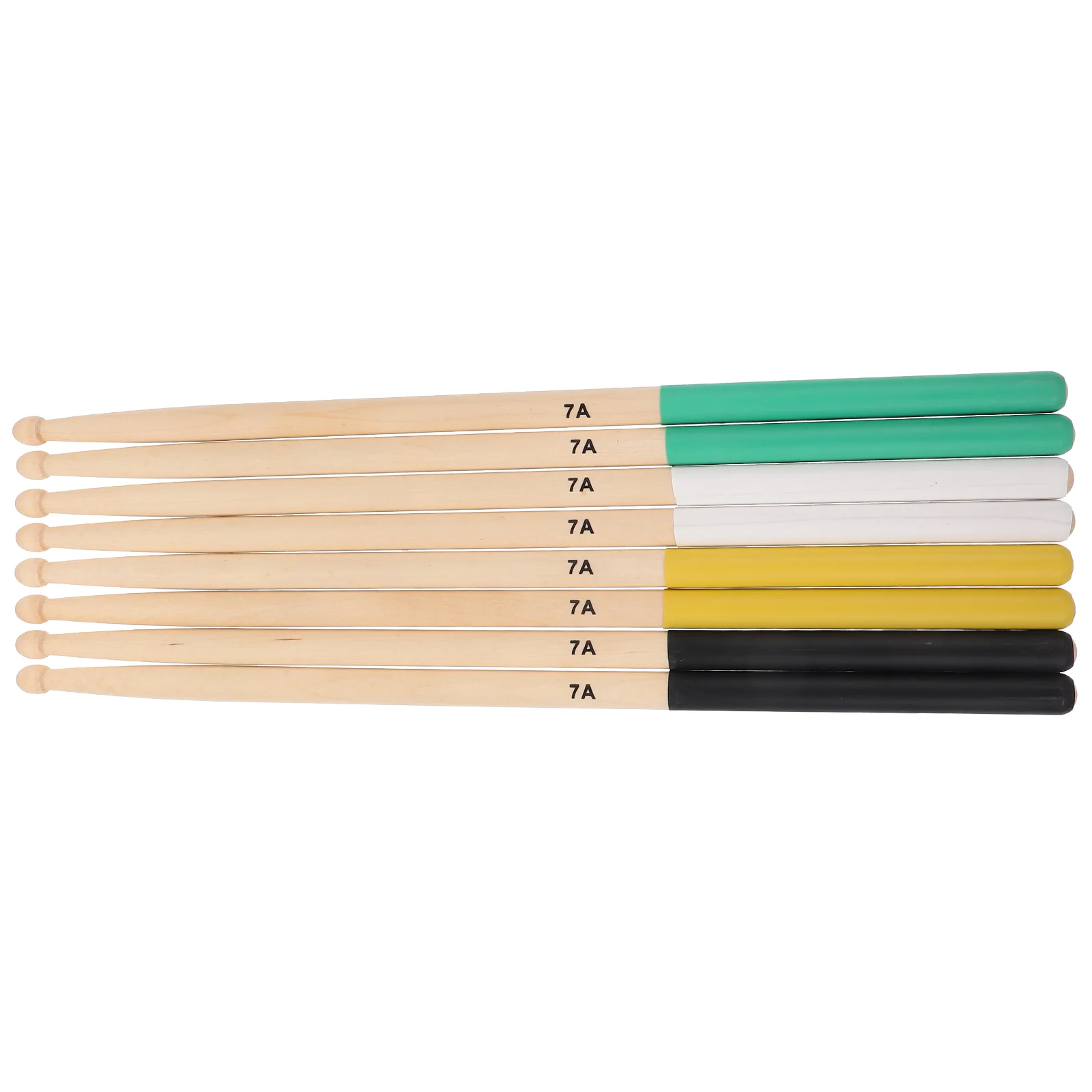 

4 Pairs Maple Sticks Drum Wood Wooden Percussion Drumsticks for Adults Kit Accessories Practice Child Kids Suit