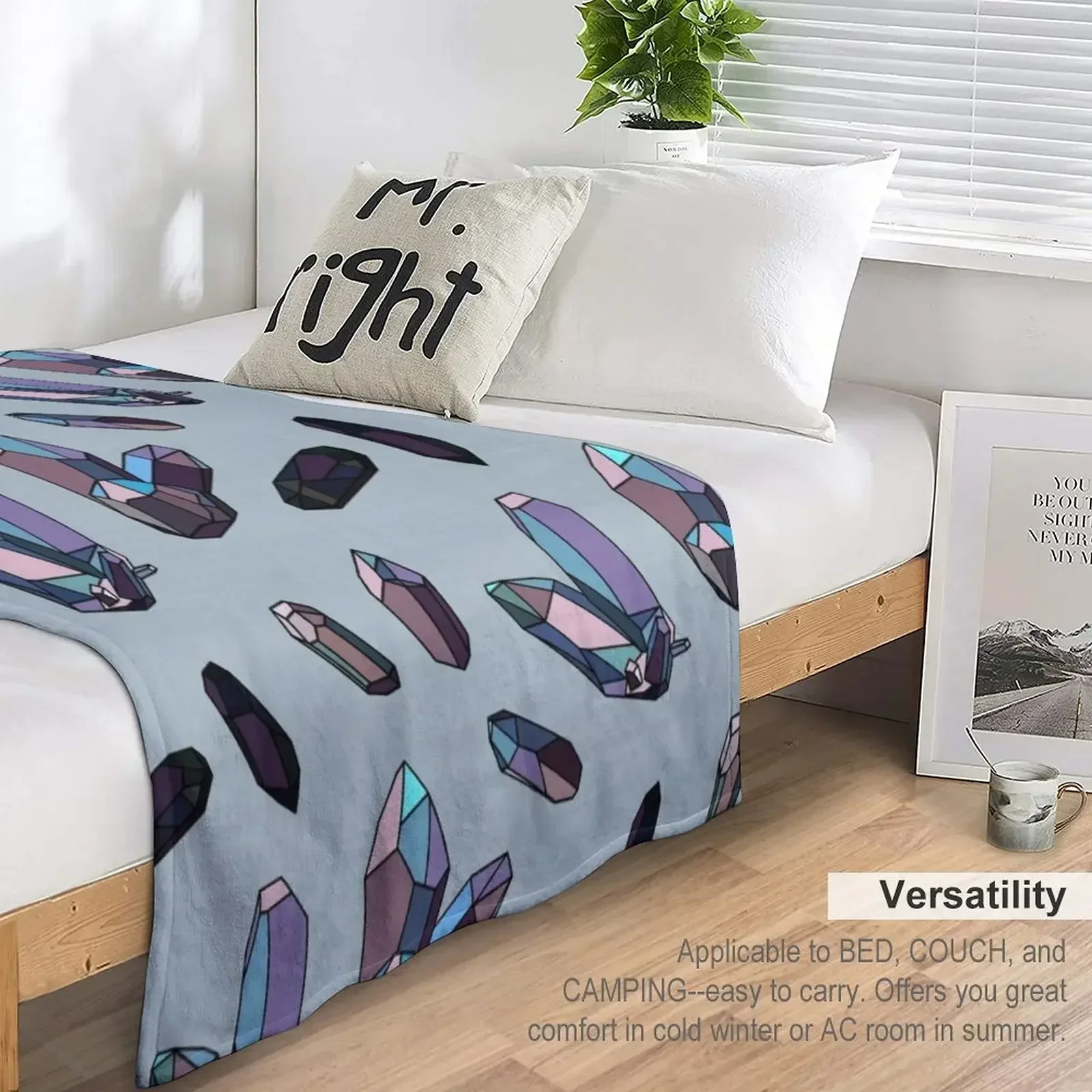 Одеяло Soul Gem Medley мягкое большое односпальное одеяло для дивана-кровати