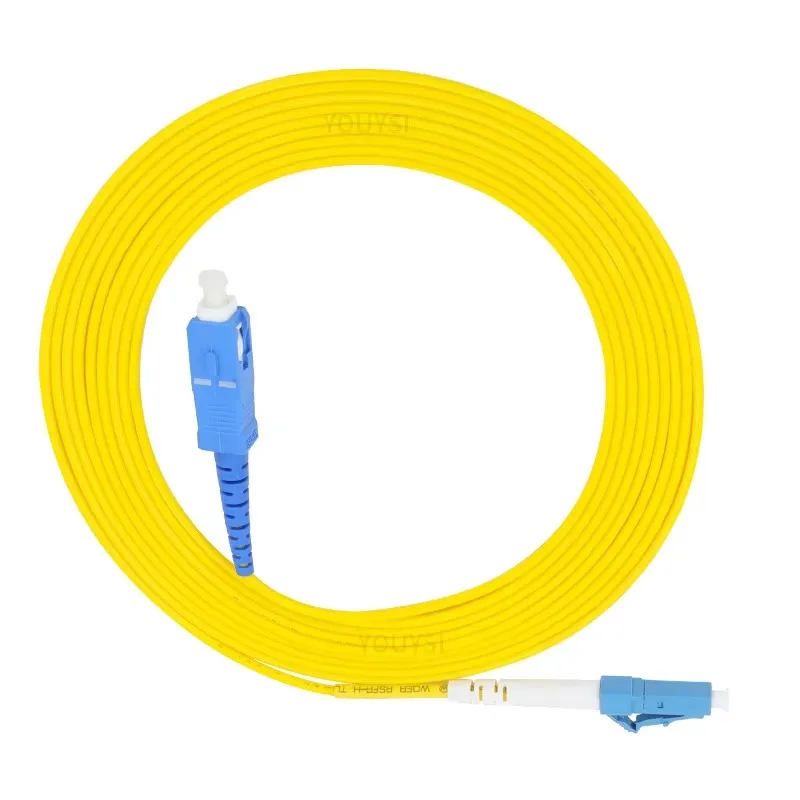 10 шт. Simplex LC/UPC-SC/UPC волоконно-оптический патч-корд кабель 1 м/2 м/3 м/5 м/10 м