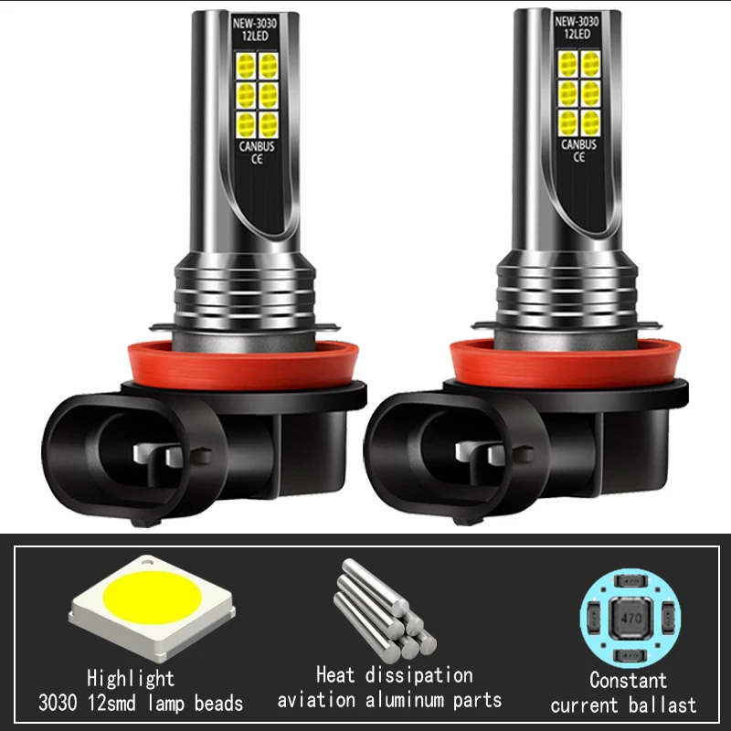 2pcs Car LED Fog Light Bulbs H8 H11 H16 JP For Suzuki Swift mk3 mk4 mk5 Grand Vitara Ignis Jimny Kizashi Alto Baleno Celerio SX4 |