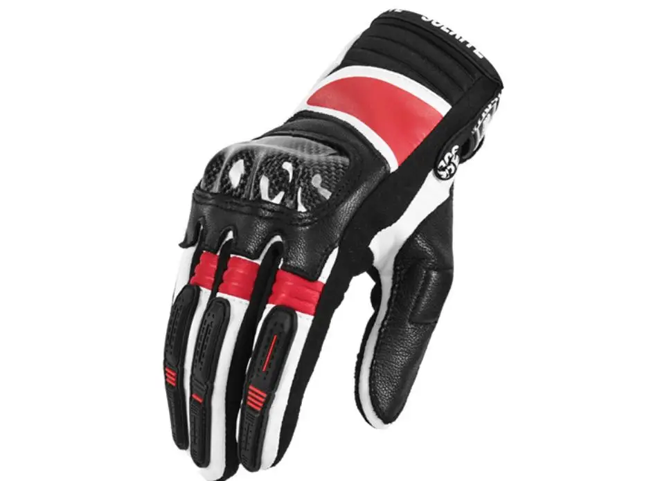 

Перчатки для катания из углерода и кожи, могут прикасаться к экрану