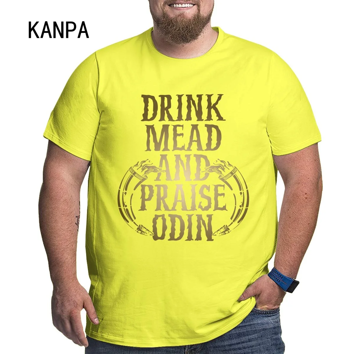 

Футболка мужская с 3D-принтом, Классическая уличная одежда, топ оверсайз, рубашка, желтый цвет, 6xl