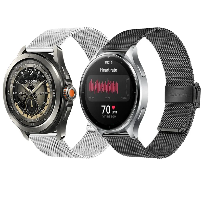 Ремешок 22 мм для Xiaomi Watch S4 Sport S3 S2 S1 Active металлический браслет цветных часов 2 Pro Mi