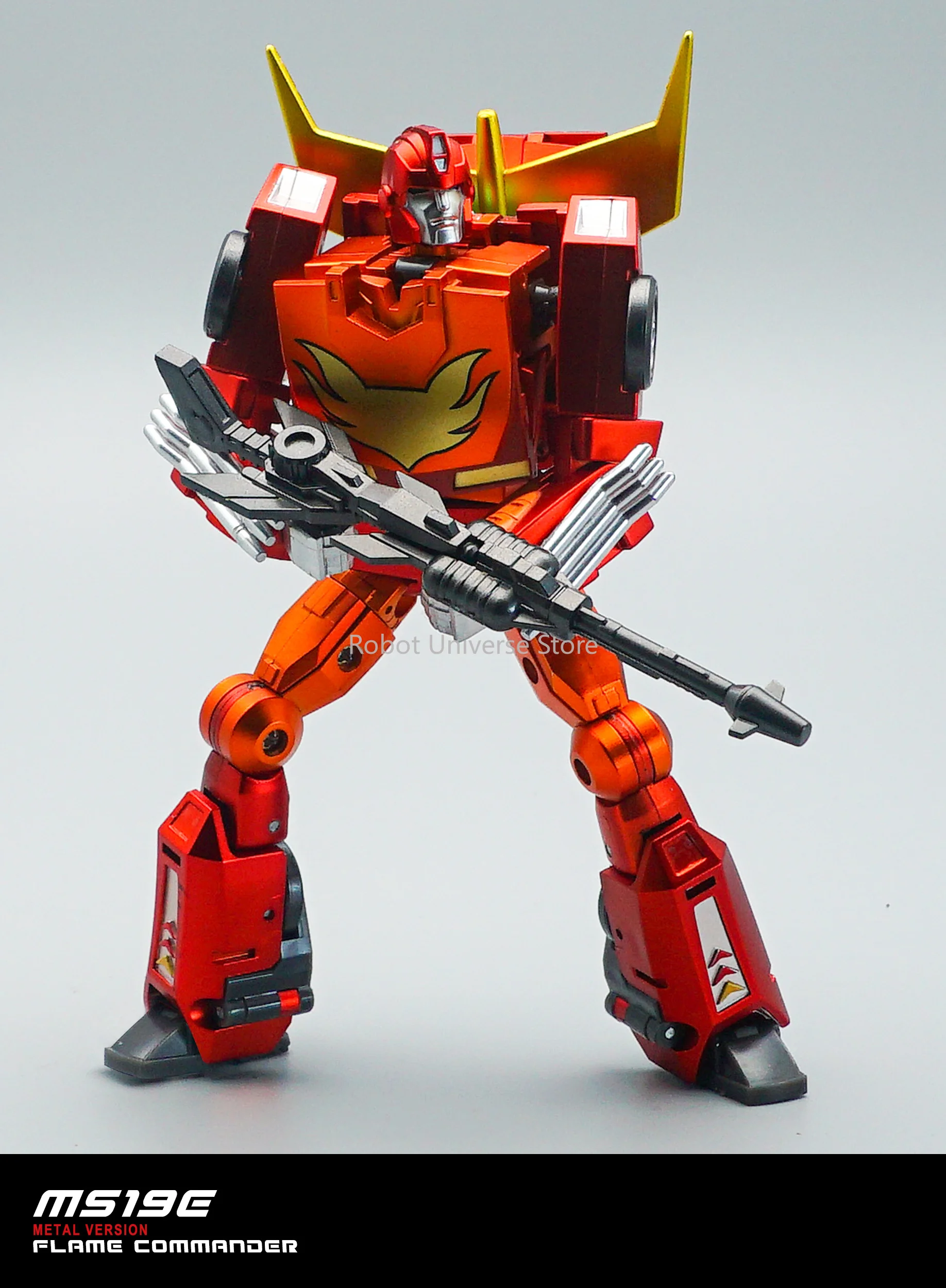 Металлическая Версия Rodimus Prime 12 см маленькая экшн-фигурка робот-трансформер