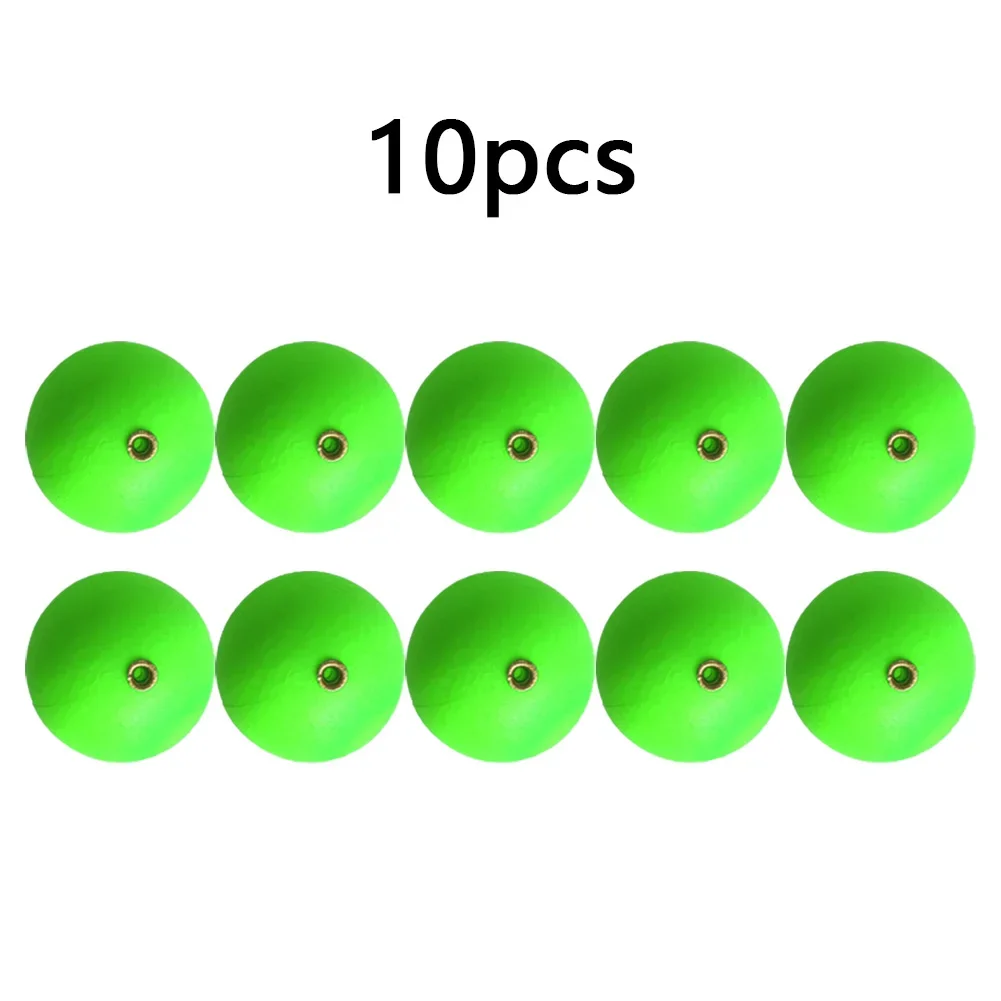 10 шт. 15 мм рыболовные круглые поплавки шарики из пенопласта Индикаторы Удара
