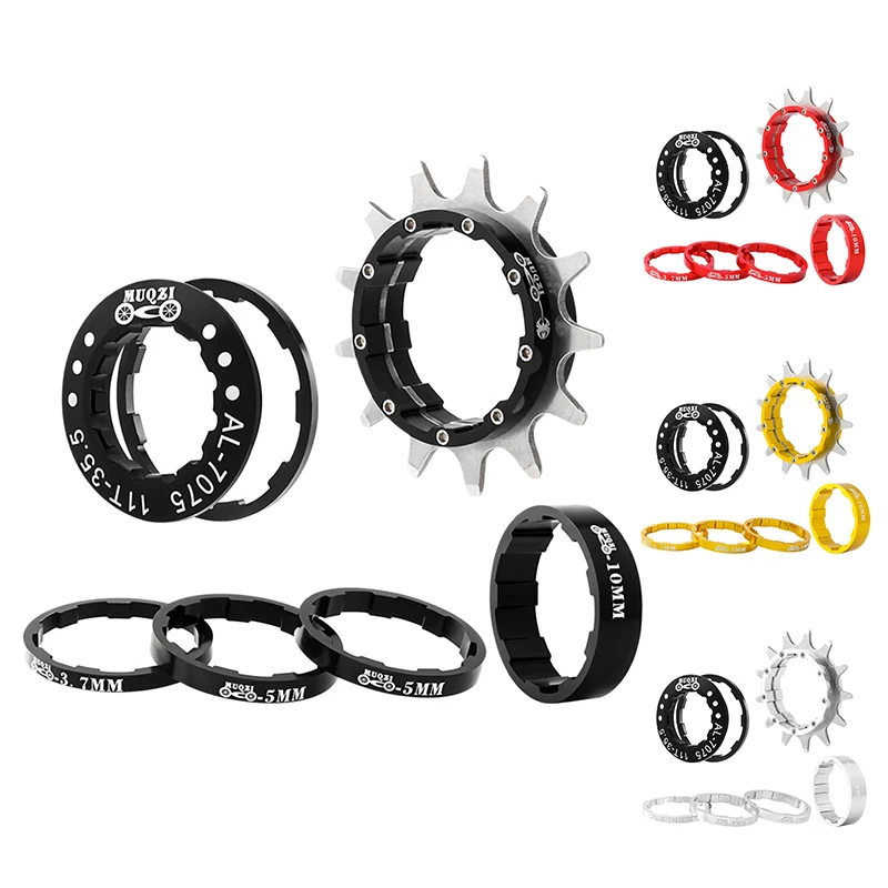 

MUQZI Bike Flywheel 13T MTB Single Disc Cassette Cog Bike Sprocket Bike Parts