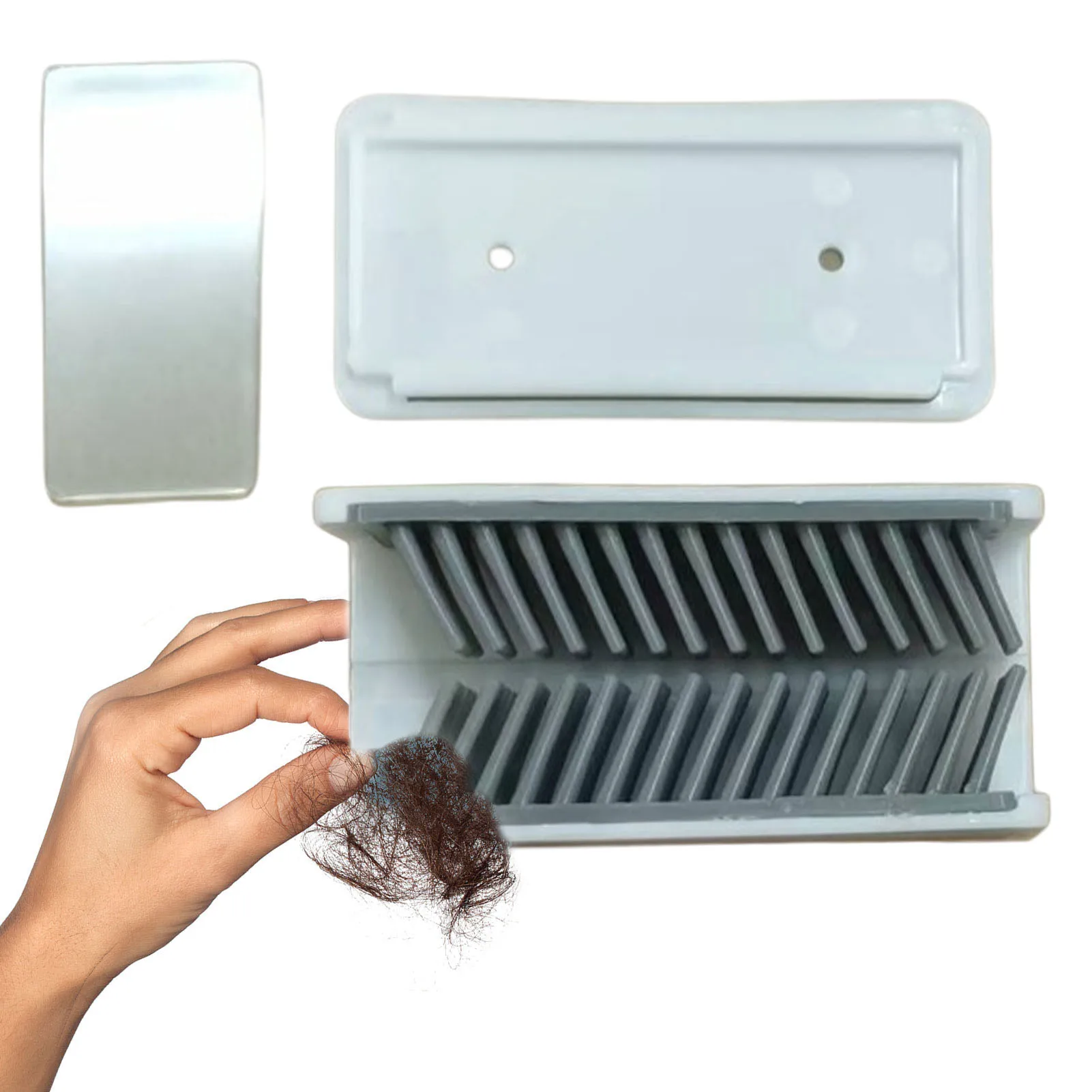 

Shower Hair Catcher Shower Hair Collector Hair Collector For Shower Wall Floor Drain Anti-Blocking Protection Easy To Remove And