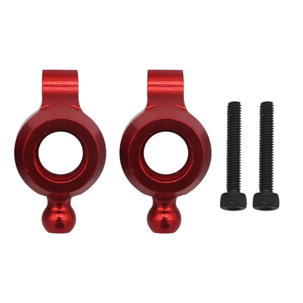 

2Pcs Metal Rear Axle Hub Carrier for SG 1603 SG 1604 SG1603 SG1604 UDIRC 1601 1602 1/16 RC Car Upgrade Parts,Red