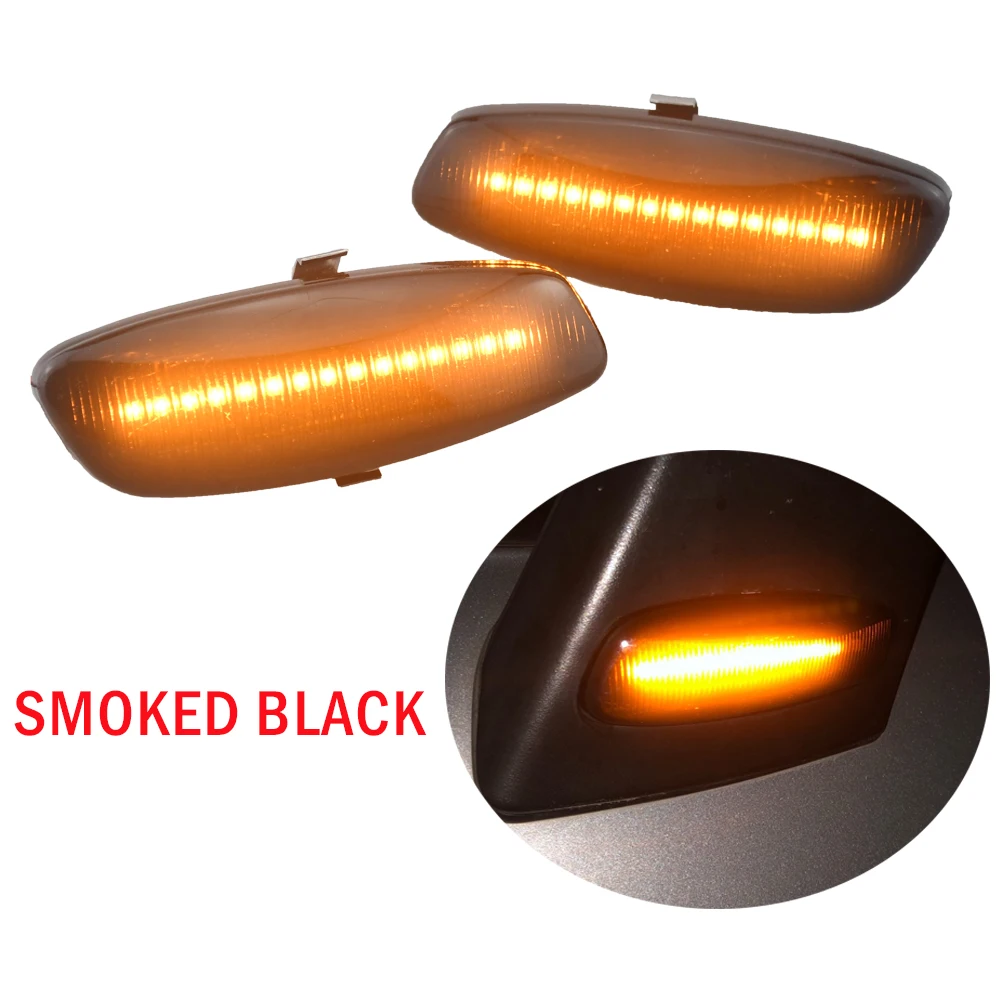 Светодиодный динамический указатель поворота, боковой габаритный фонарь, мигалка янтарного цвета для Citroen C4 Picasso C3 C5 DS4 для Peugeot 308 207 3008 5008