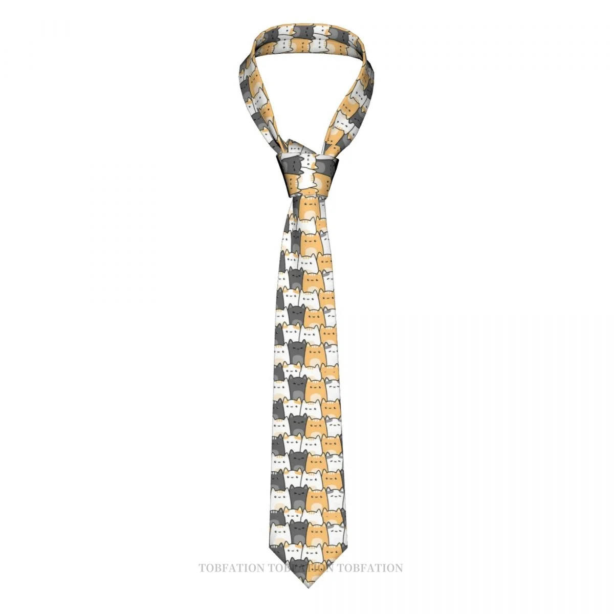 

Мужские галстуки в стиле хип-хоп с 3D-принтом котят