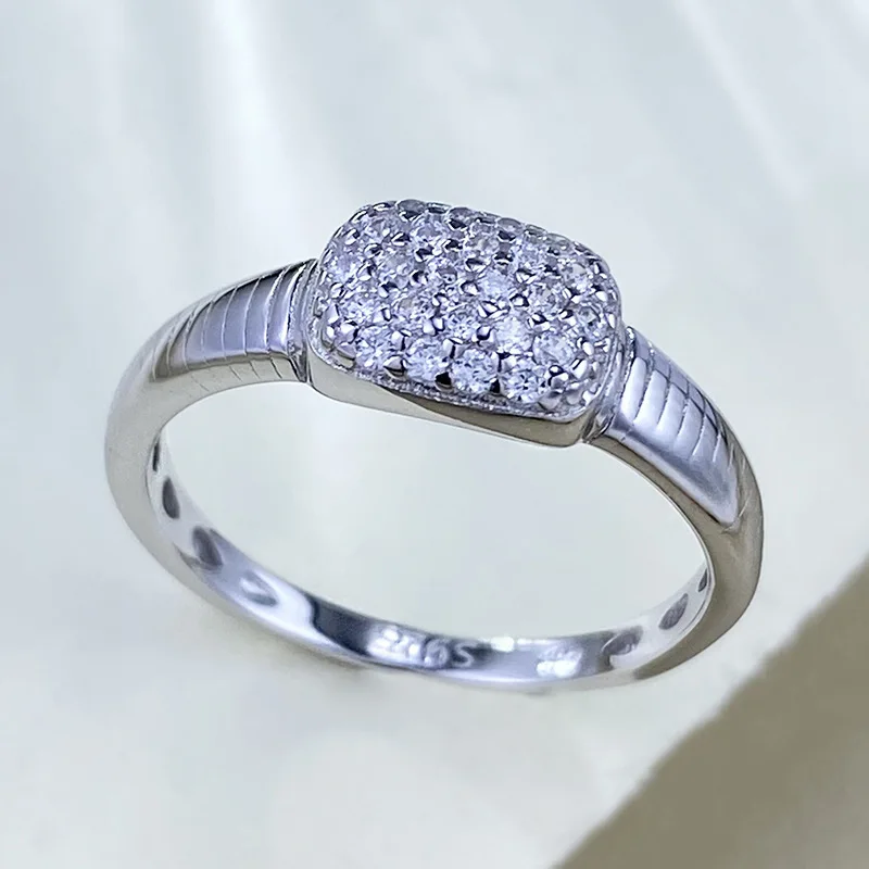 Кольцо Fangpang Pangzi Secret из чистого серебра пробы Платиновый орган