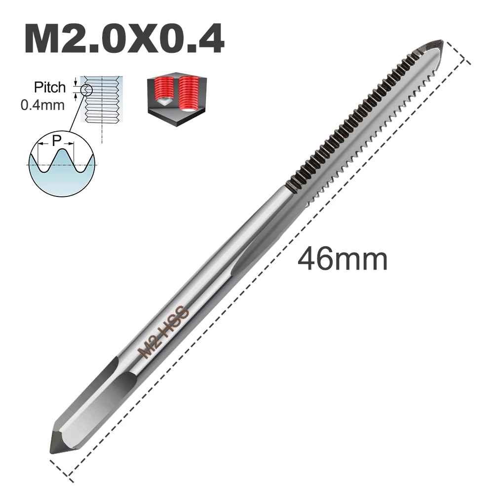 

Ручной метчик XCAN M1-M3.5 HSS