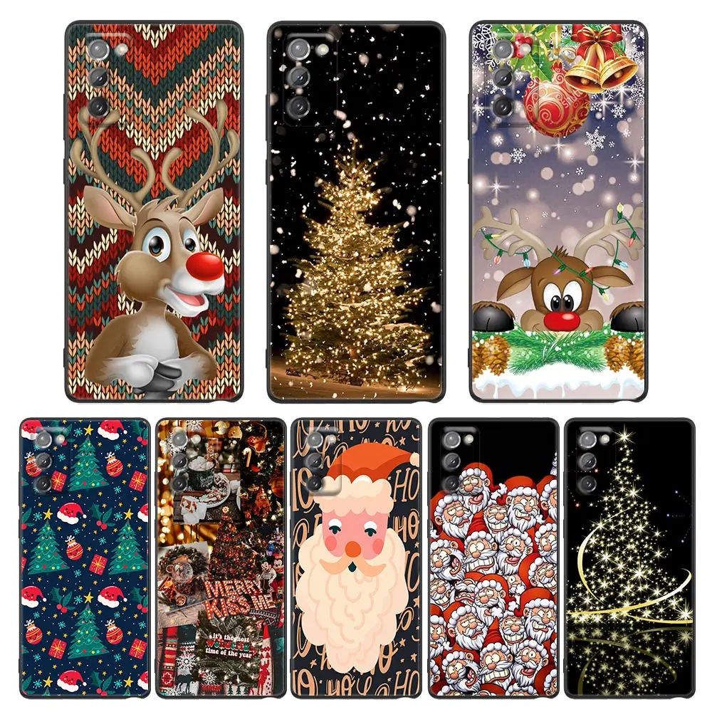 Чехол для Samsung Galaxy NOTE 20 10 9 Ultra Lite M33 M32 F14 M30 M30S M23 5G J8 J7 J6 2018 Pro Plus чехол с Санта-Клаусом