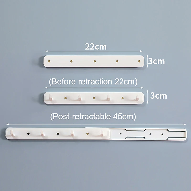 Скользящий эластичный крючок настенный крючок-вешалка для полотенец кухни
