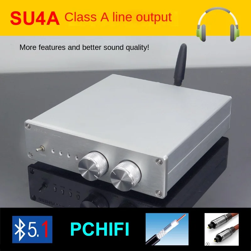 

ЦАП SU4 PCm5102HIFI нового поколения с высоким разрешением, цифровой интерфейс, Bluetooth 5,0 Ultra ES9038 LDAC