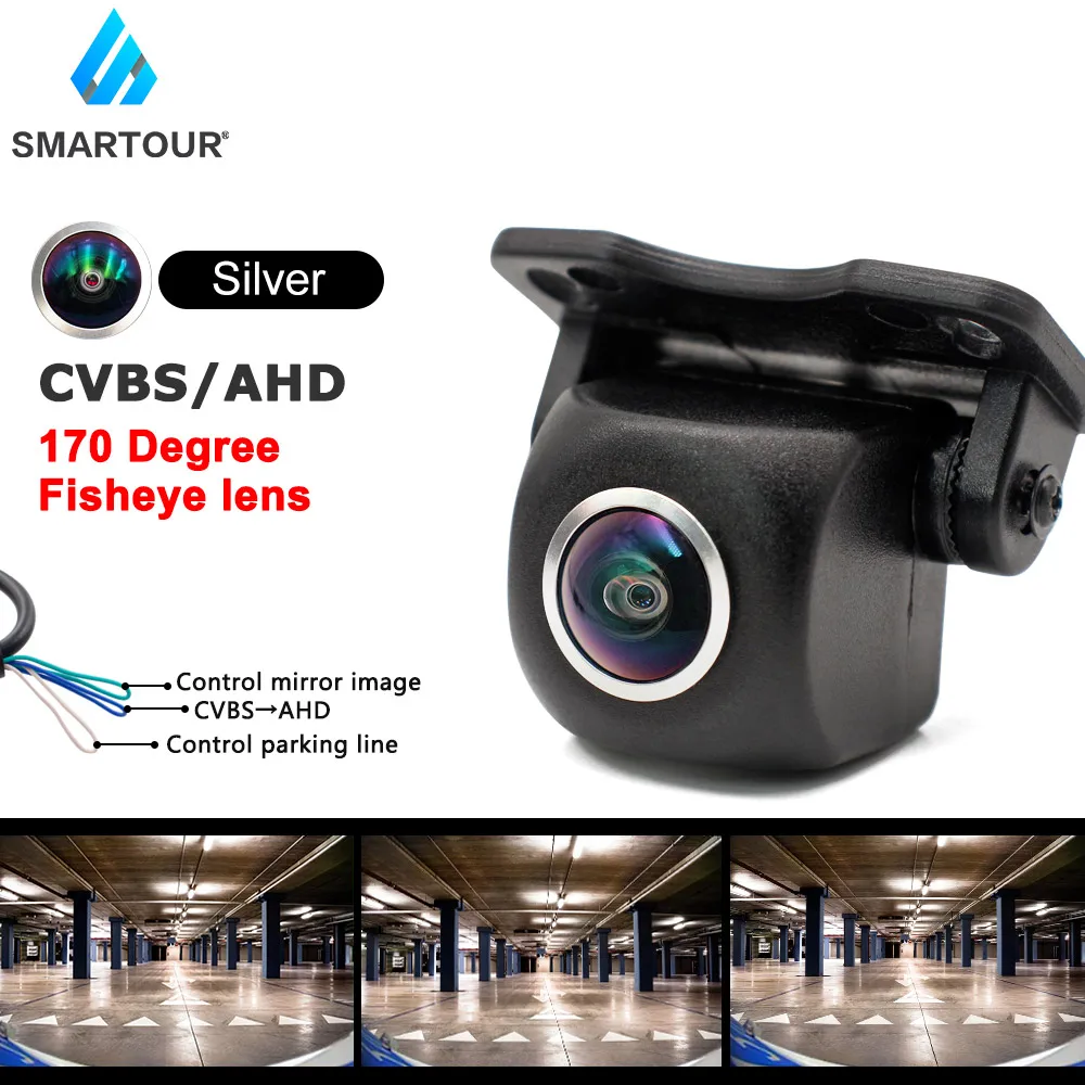 

SMARTOUR 170 градусов объектив «рыбий глаз» Starlight ночное видение Автомобильная камера заднего вида CCD AHD 25 Гц автомобильная универсальная камера