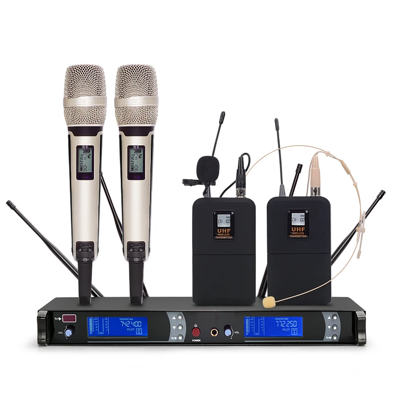 

GAW-9000 Top selling in Ablibaba microphone wireless professional uhf True Diversity