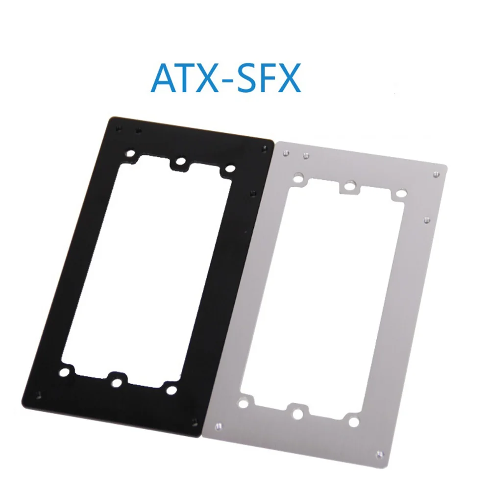 

Power Supply Baffle SFX to ATX Power Supply Adapter SFX to ATX PSU Converter Conversion Frame with 4 Screws, Black