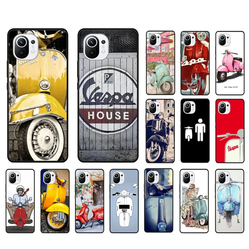 

Vespa Scooter Phone Case for Xiaomi 12 Mi 10T 11T 11 Pro 10 10T 11 lite 10pro 11Ultra Poco X3 Pro Poco F3 M3