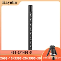kayulin standard 15mm aluminum cheese rod 197mm long with m12 female thread for dslr camera cage rig photo studio accessory