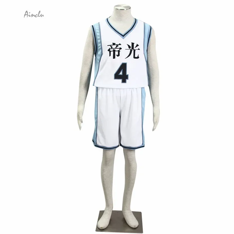 Костюм Ainclu Kuroko no Basketball для косплея Akashi Seijuro белые костюмы RAKUZAN No. 4 мужских