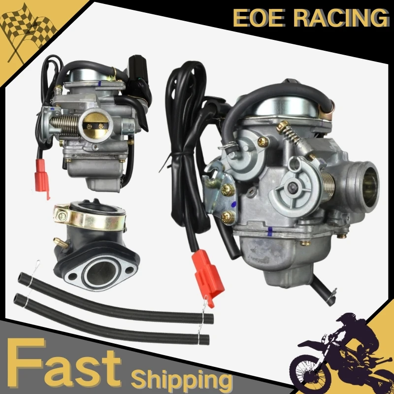 24mm Карбюратор PD24J на мопед скутер мотоцикл 125-150 кубов 152QMI 157QMJ 158QMJ GY6-125/150 FT150