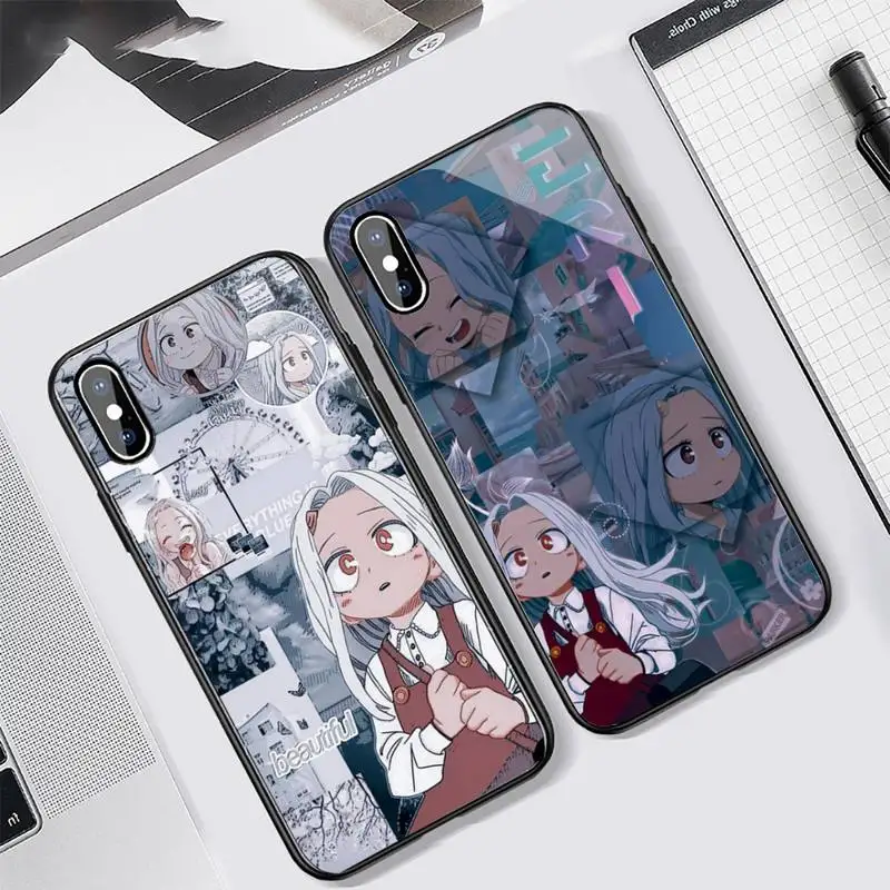 

Eri My Hero Academia anime Phone Case Tempered glass For iphone 11 12 13 PRO MAX mini 6 7 8 plus X XS XR