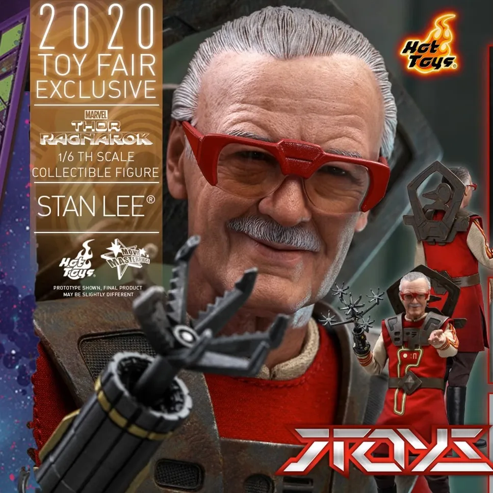 

Оригинальные Коллекционные фигурки героев Марвел, масштаб 1/6, Стэн Ли, модель родителя, Человек-паук, коллекционные игрушки, подарок