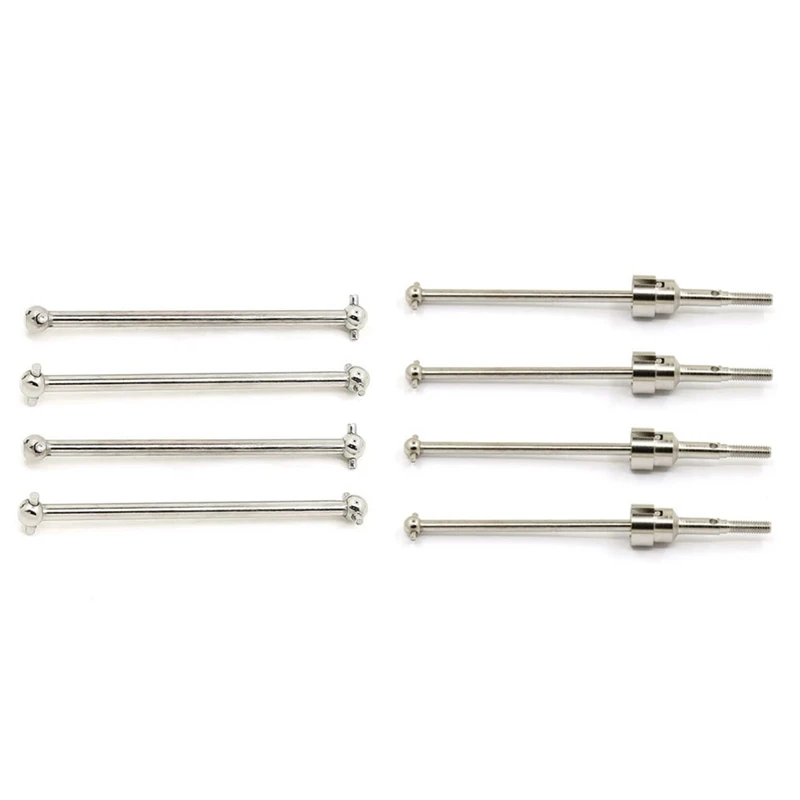 

8Pcs Metal Universal Drive Shaft CVD Dog Bone For Wltoys 104001 1/10 RC Car Upgrade Parts Accessories
