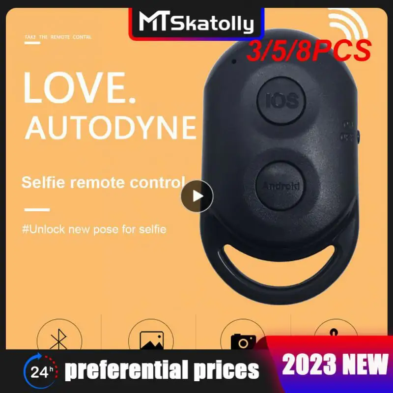 

3/5/8PCS Cr2032 Button Cell Selfie Timer Remote Control Universal Selfie Small Size Connection Automatic Timer