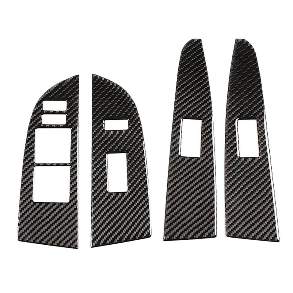 

Car Soft Carbon Fiber Glass Lift Switch Cover Trim for Toyota Highlander 2009-2013