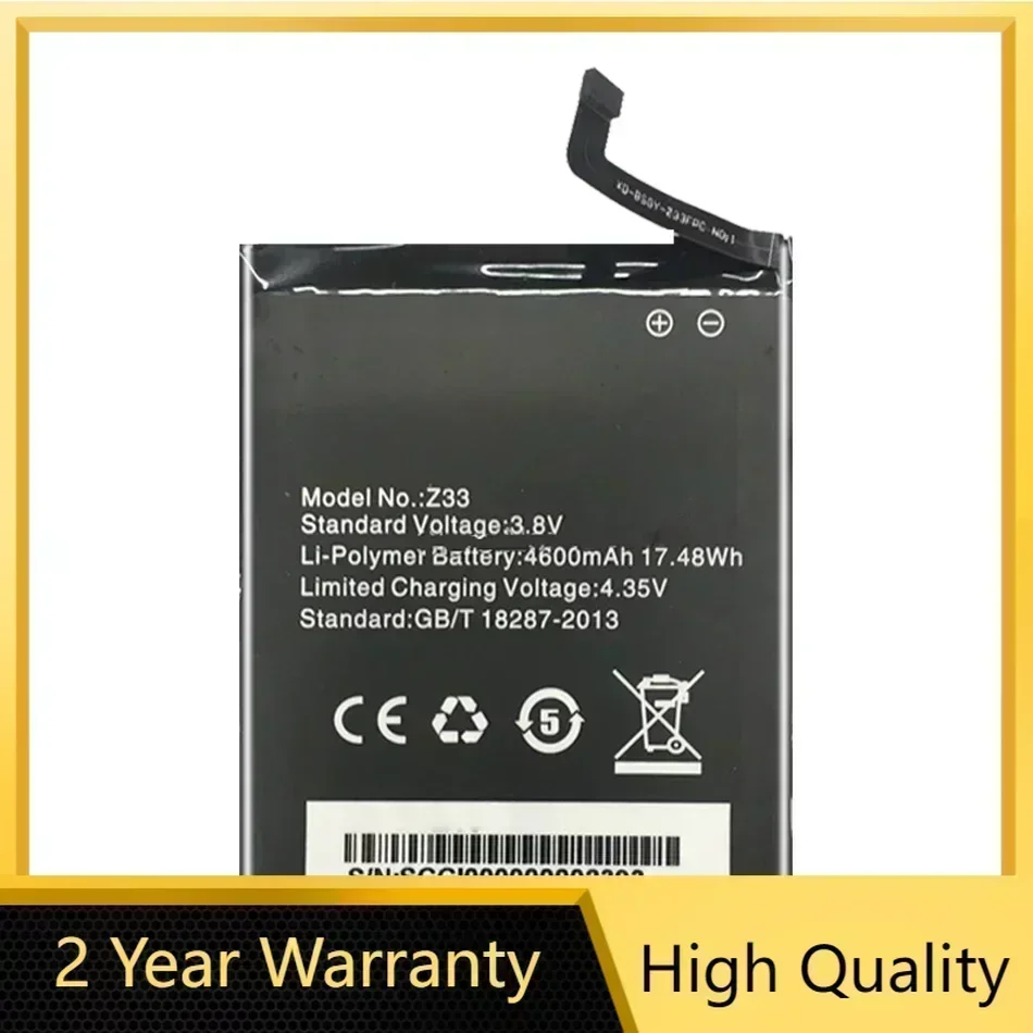 Аккумулятор для HOMTOM Zoji Z33 4600 мАч смартфон портативные аккумуляторы сотовых