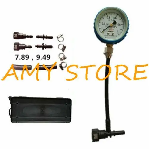 

Automobile Motorcycle Car Fuel Pressure Gauge Car Gasoline Pressure Gauge Meter Tester Tool Quick Access Tool