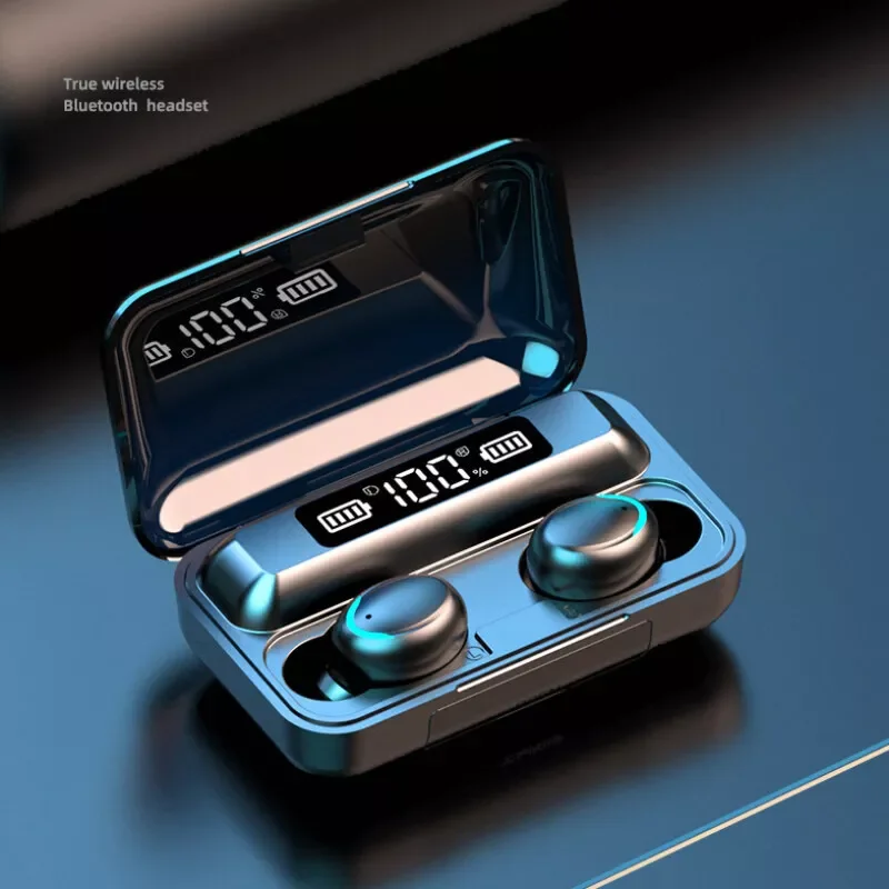 

Bluetooth Earphones LED Display Wireless Headphones TWS Earbuds Stereo Headset Microphone Sports Running Smart Noise Cancelling