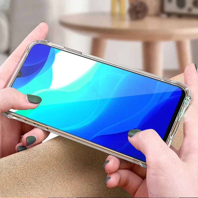 Прозрачный чехол для Xiaomi Mi 10 Lite 5G M2002J9G 6 57 дюйма утолщенный телефона Xiaomi10