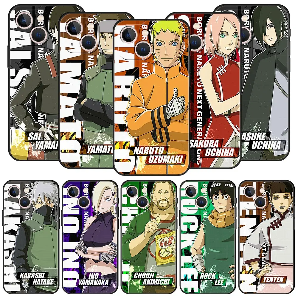 

Naruto Uzumaki Anime Sasuke Uchiha Phone Case For iPhone 13 12 11 Pro Max Mini 7 8 Plus Shell iPhone X XR XS Max SE 2022 Cover