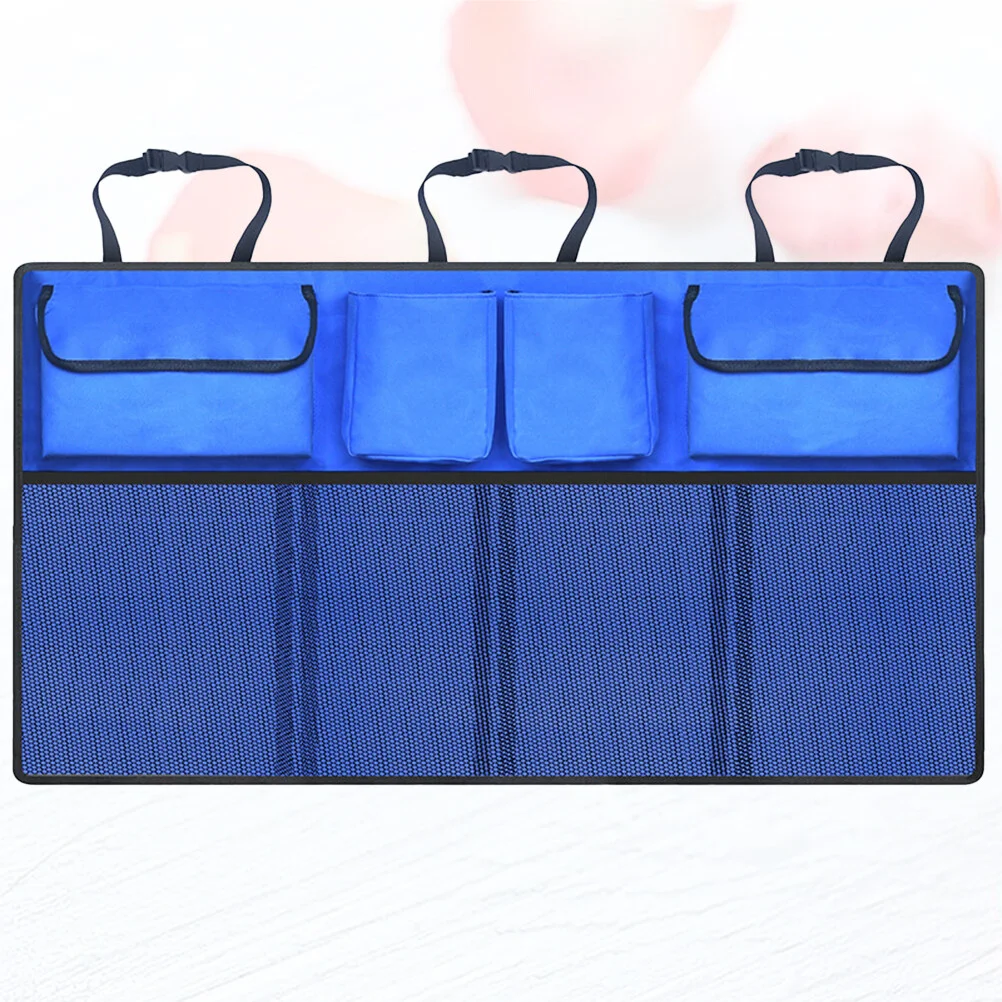 

Органайзер на заднее сиденье, подвесной органайзер для автомобильного багажника, сумка для хранения груза, автомобильные принадлежности, автомобильный аксессуар для автомобиля, автомобиля, улицы (синий)